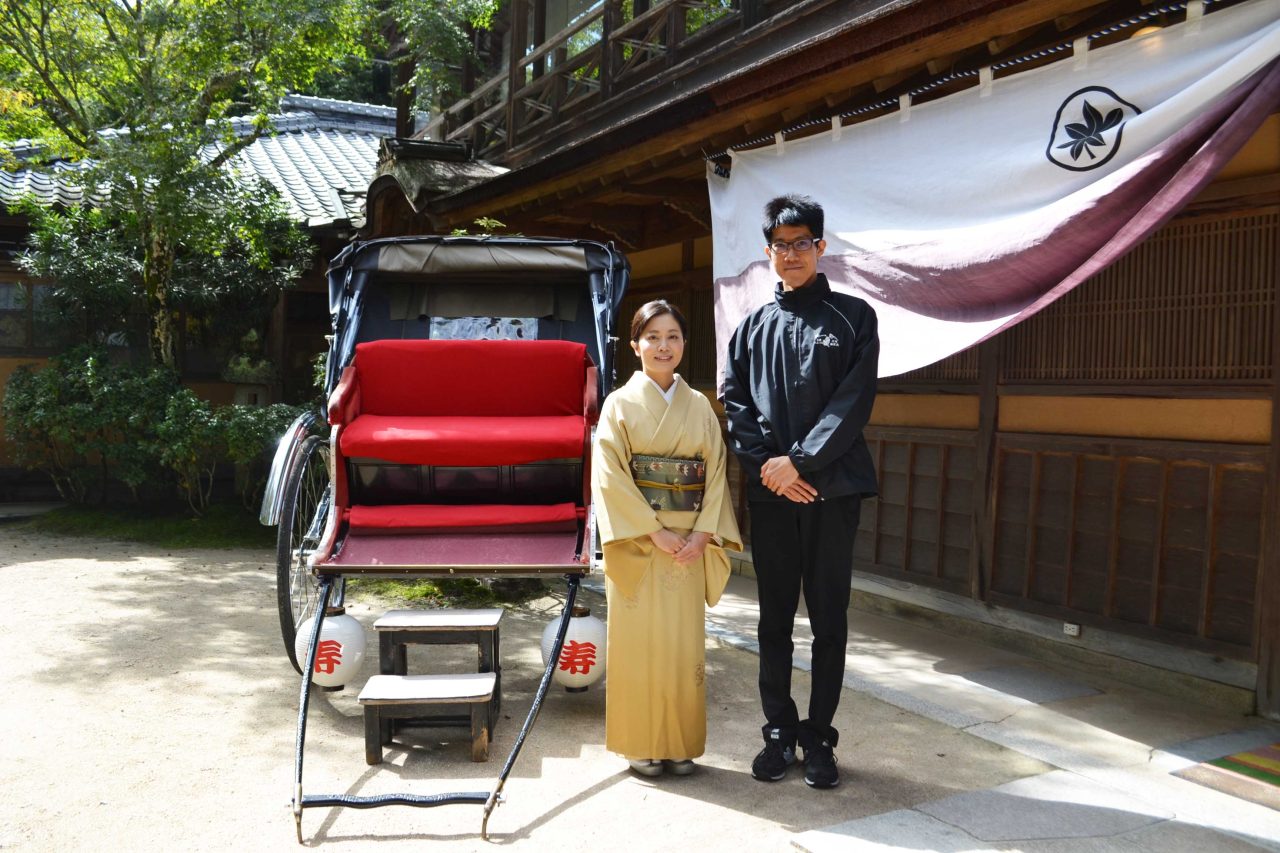 女将さんと記念撮影!