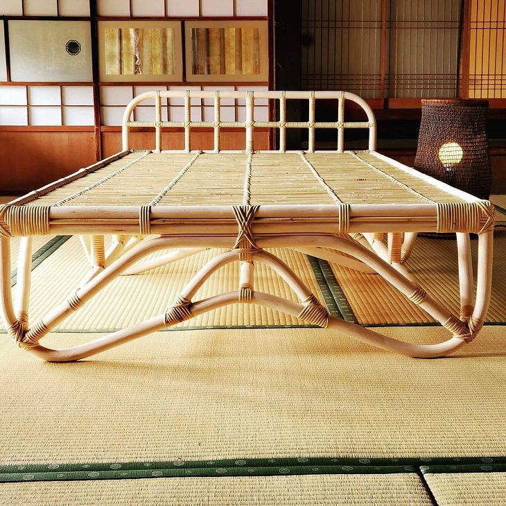 籐ラタンベッドBE-040(和室)