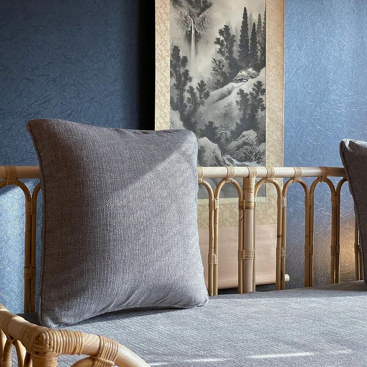 SF-016 ラタンソファベッド 背