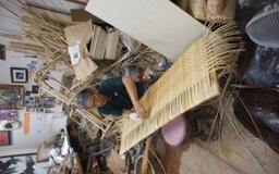 アジロ網のソファ製作１