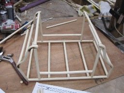 車型バスケット製作1
