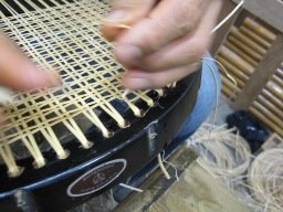 本手編みの様子6