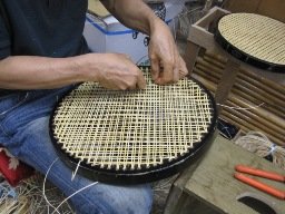 本手編みの様子7