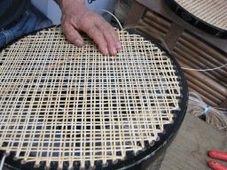 本手編みの様子8