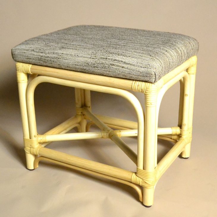 フランススツールオットマン藁ラタン フランススツールオットマン藁