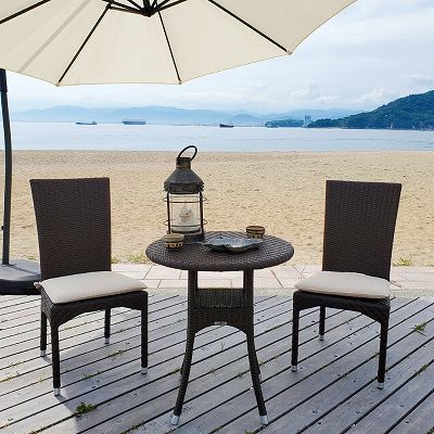 アルジャン3点セット（S）｜MRJ-010PS｜ラタン調チェア・人工ラタン