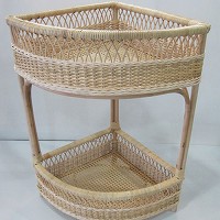 三角コーナー｜DK-014 | 籐家具職人の店みうらラタン