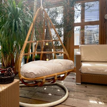 ハンギングチェアー | 籐家具職人の店みうらラタン
