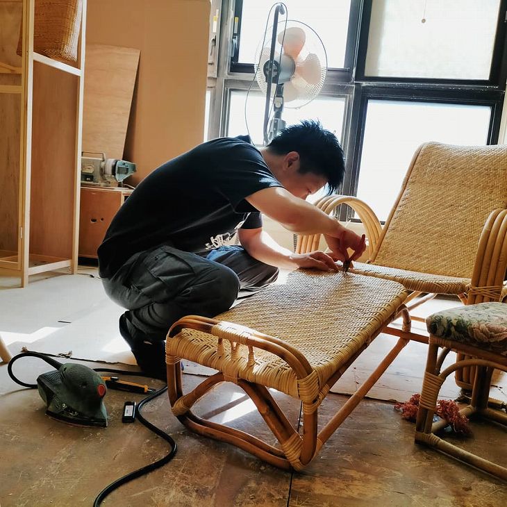 リクライニングチェア | 籐家具職人の店みうらラタン