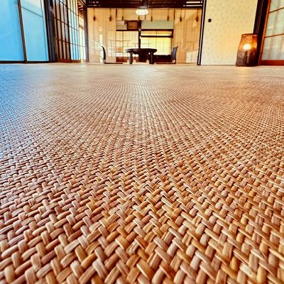 超貴重 新品100 ％国産籐あじろ本間3帖1本