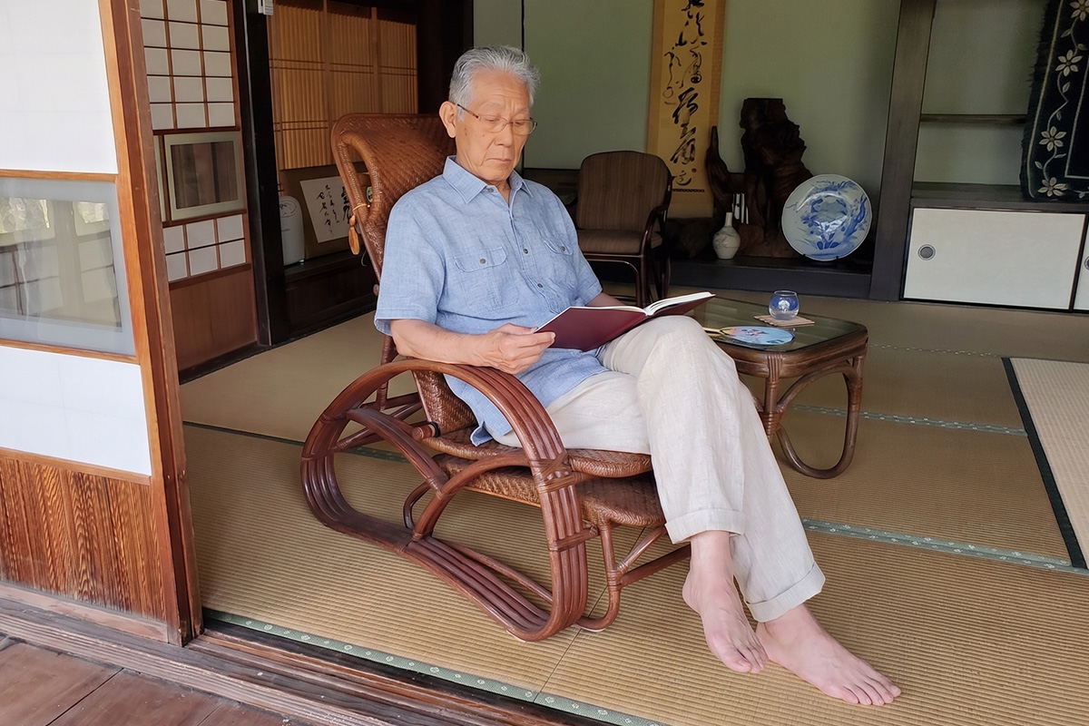 父の日 琥珀リクライニングチェア